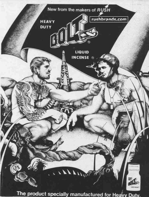 Ретро баннер Heavy Bolt попперса